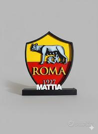 Decorazione AS roma personalizzabile tifoso
