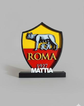 Decorazione AS roma personalizzabile tifoso