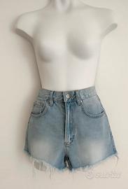 JEANS, SHORT, DONNA, CHIARO
