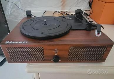 giradischi vinile 33 giri in stile vintage nuovo