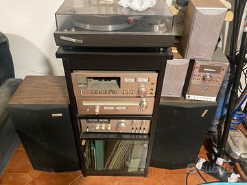 Impianto stereo Kenwood completo anni 70-80