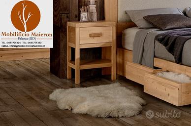 Mobili Rustici Comodini Legno Abete cod0237