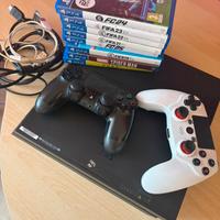Ps4 con 2 joystick e 7 giochi diversi