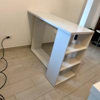 Tavolo Console bianco lucido