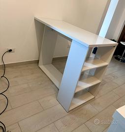 Tavolo Console bianco lucido