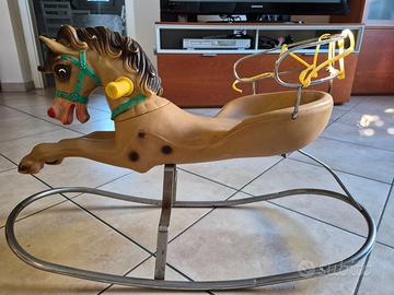 Cavallo Cavallino a dondolo Canova anni 60