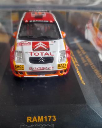 Citroen C2 Rally Modellino Scala 1_43 