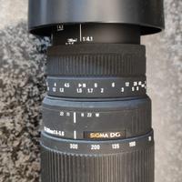 Obiettivo Sigma 70-300 mm f/4-5.6 DG