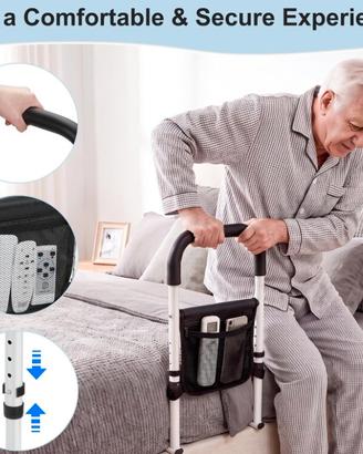 Sponda Letto Anziani con portaoggetti NUOVA