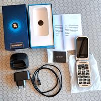 telefonino ISHEEP SG220 a conchiglia per anziani