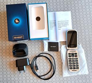 telefonino ISHEEP SG220 a conchiglia per anziani