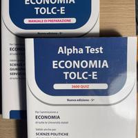 Alpha test economia tolc-E, quiz+manuale