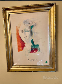 E.GUMIRATOpreziosoDISEGNO"VOLTIdiDONNA"1972C/CORNI