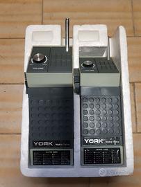 RICETRASMITTENTI VINTAGE YORK CON ALFABETO MORSE
