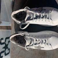 Scarpe 2Stars White leather Silver -Tg.  35