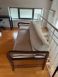 Divano letto modernariato restaurato