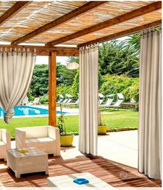 Kit pergola pergolato legno 3×6 mt copertura 3 pz 