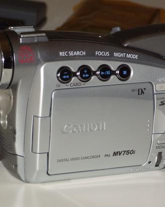 Videocamera MiniDV Canon MV750i come nuova