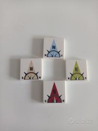 Lego "Bussola" nord sud ovest est mattoncini