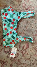 Top bikini sportivo Little Strawberries taglia S