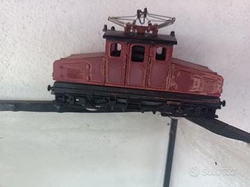 Set treno elettrico vintage H0: Locomotiva + Binar