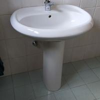 LAVABO COLONNA E MISCELATORE BAGNO