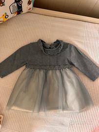 Mayoral Vestito Tricot e Tulle per Bimba