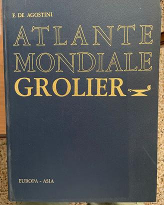 Atlante Mondiale Grolier Opera Completa 2 Volumi