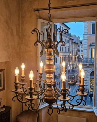 Lampadario classico a bracci