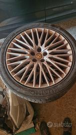 4 Cerchi in lega 17 Fiat Alfa  5 fori.