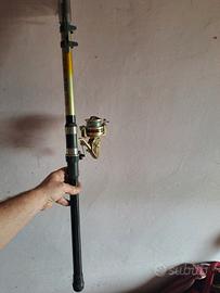 canna da pesca con mulinello