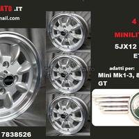 Minilite 5x12 4x101,6 et31 silver mini epoca