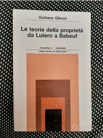 Le Teorie Della Proprietà Da Lutero A Babeuf 