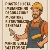 Imbianchino, miratore, piastrellista ecc