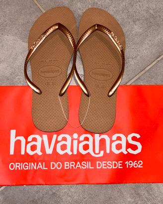 Havaianas Slim Logo metallico
