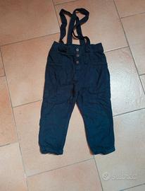 Pantaloni invernali Kiabi con bretelle 