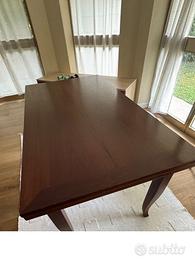 Tavolo legno da salotto stile classico allungabile