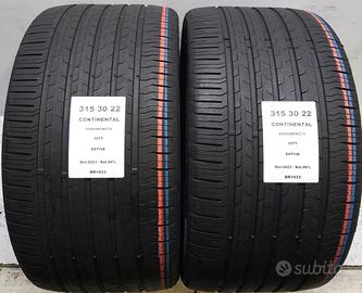 2 GOMME 315 30 22 CONTINENTAL BR1433