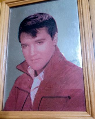 Quadretto specchio di Elvis Presley 70/80