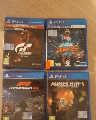 4 videogames PS4