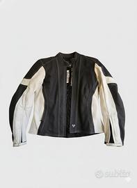 Giacca moto di pelle da donna