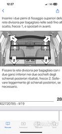 Rete divisoria per bagagliaio BMW