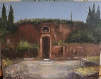 Olio su tela di Bruno Pierozzi.