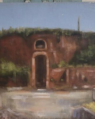 Olio su tela di Bruno Pierozzi.