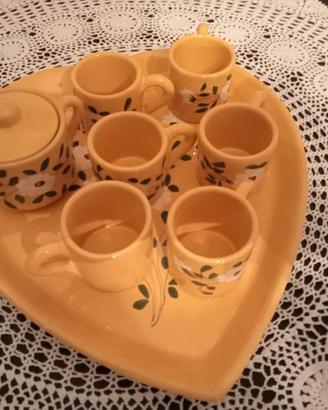 SERVIZIO DA CAFFE'  CUORE VITALI DERUTA