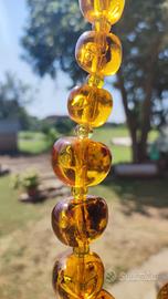 Collana ambra graduata 180 grammi 65 cm