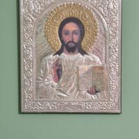 Quadro Cristo pantocratore 36x31