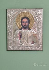 Quadro Cristo pantocratore 36x31