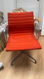 8 sedie modello EA 107, disegnate Herman Miller