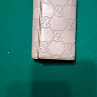 Portachiavi in pelle Gucci linea Guccissime
